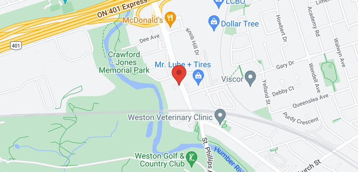 map of #206 -2464 WESTON RD